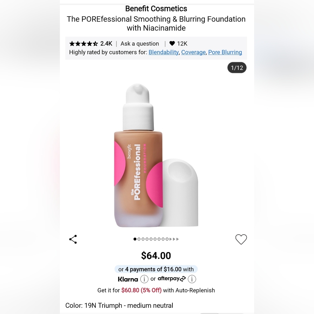 Benefit The POREfessional Foundation - 19N